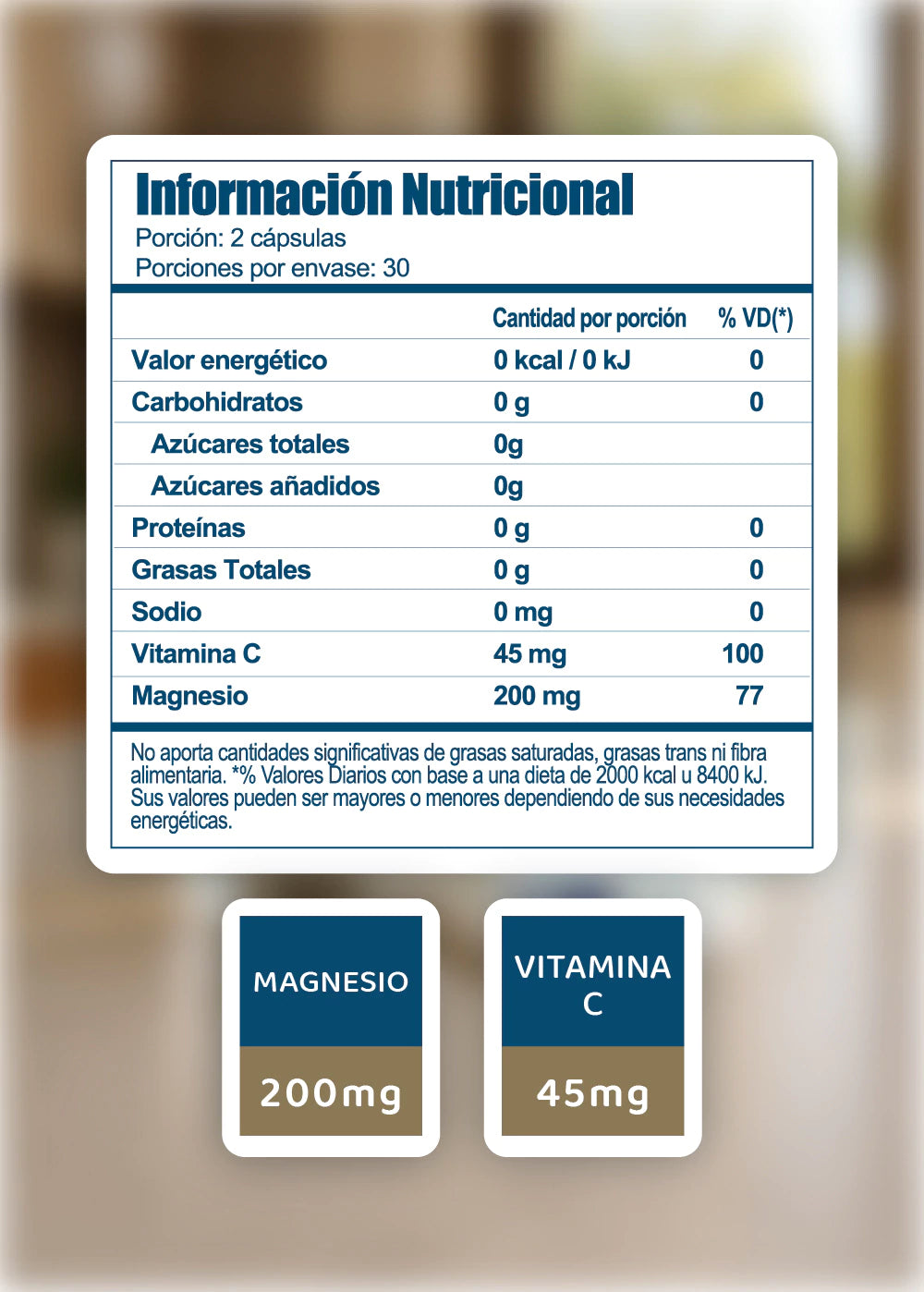 Bisglicinato de Magnesio - Vitalis Navitas